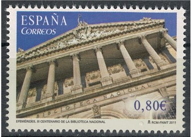 SPAIN 2011 National Library MNH**