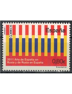 SPAIN 2011 Cultural exchanges with Russia MNH**