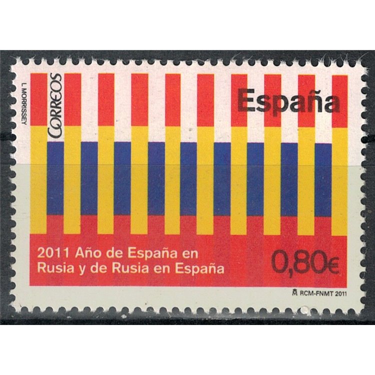 SPAIN 2011 Cultural exchanges with Russia MNH**