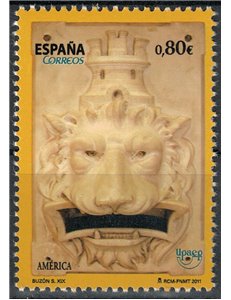 SPAGNA 2011 UPAEP, Buca delle lettere MNH**