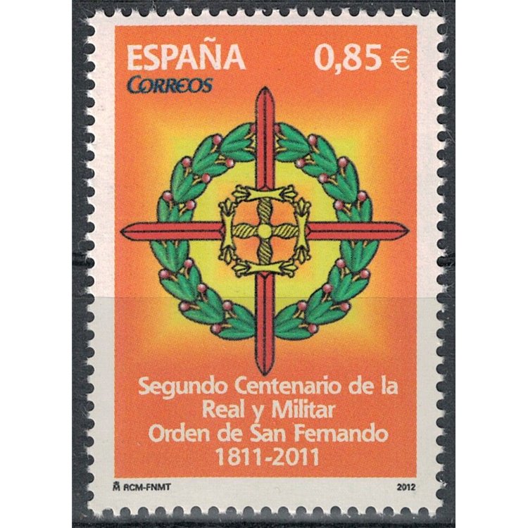 SPAGNA 2012 Ordine di San Ferdinando MNH**