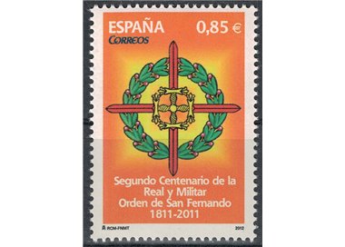 SPAGNA 2012 Ordine di San Ferdinando MNH**