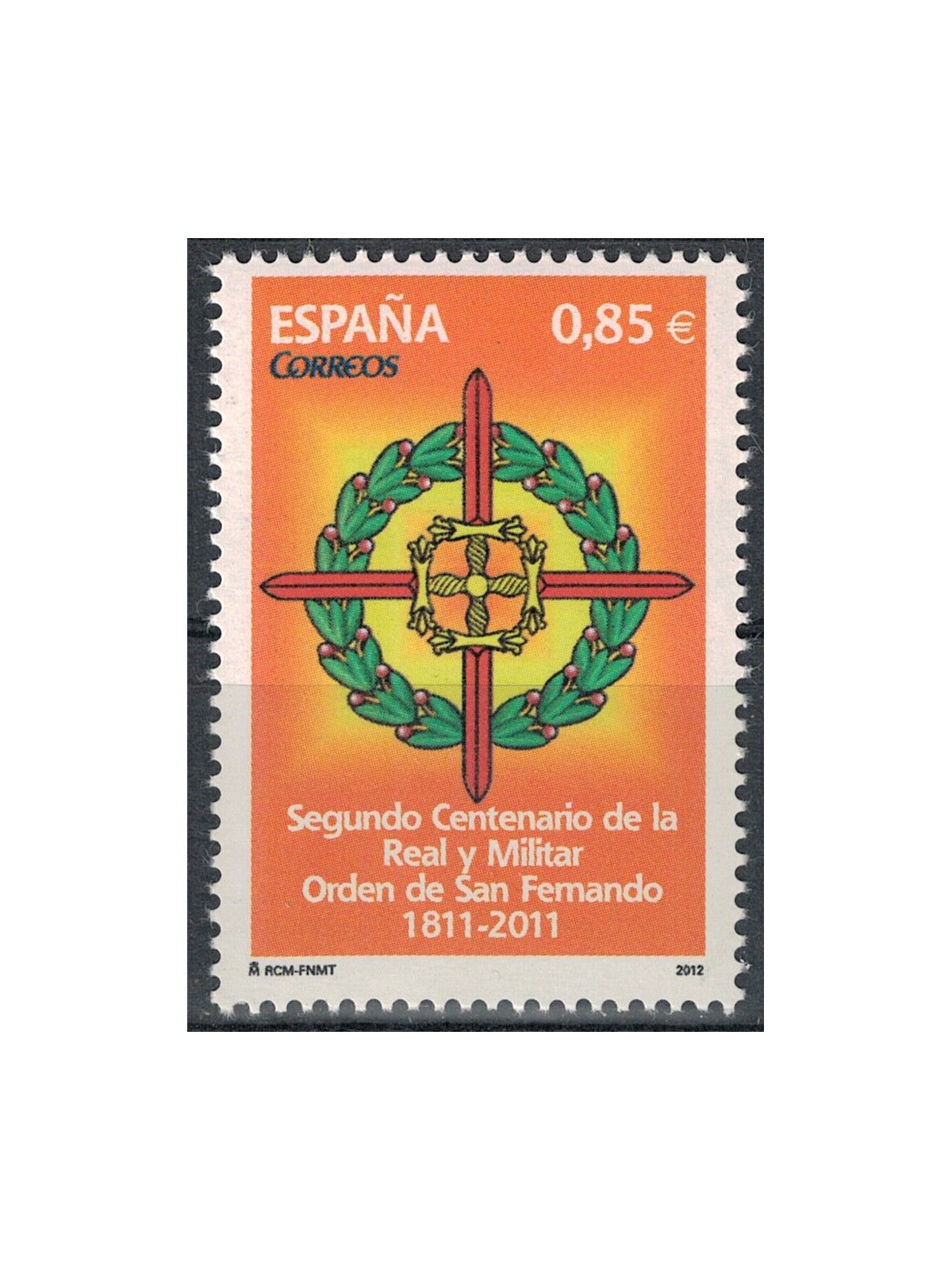 SPAGNA 2012 Ordine di San Ferdinando MNH**