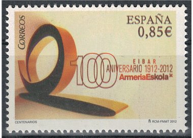 SPAGNA 2012 Scuola per armaioli MNH**
