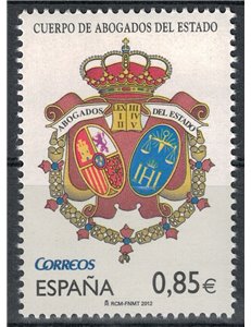 SPAGNA 2012 Ordine degli Avvocati MNH**