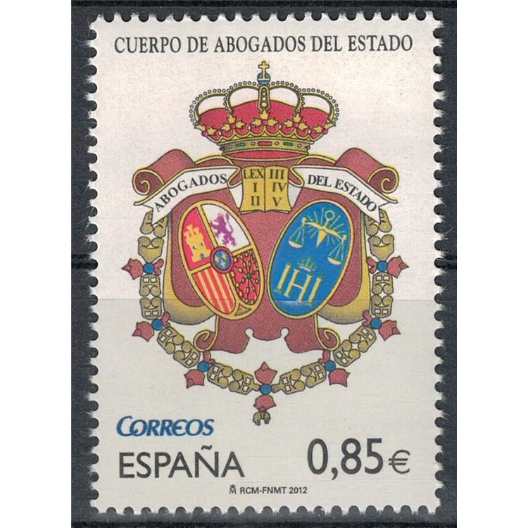 SPAGNA 2012 Ordine degli Avvocati MNH**