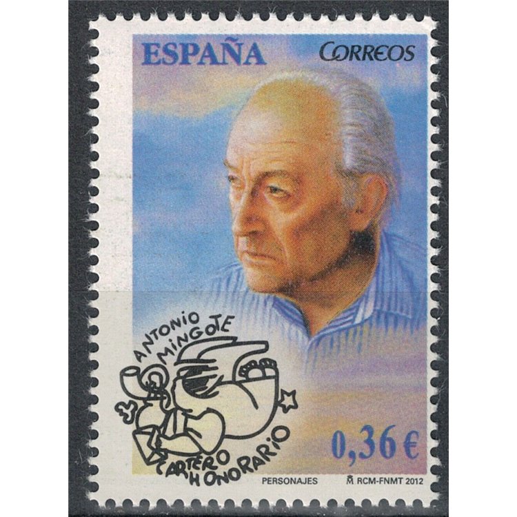 SPAGNA 2012 Antonio Mingote Barrachina MNH**
