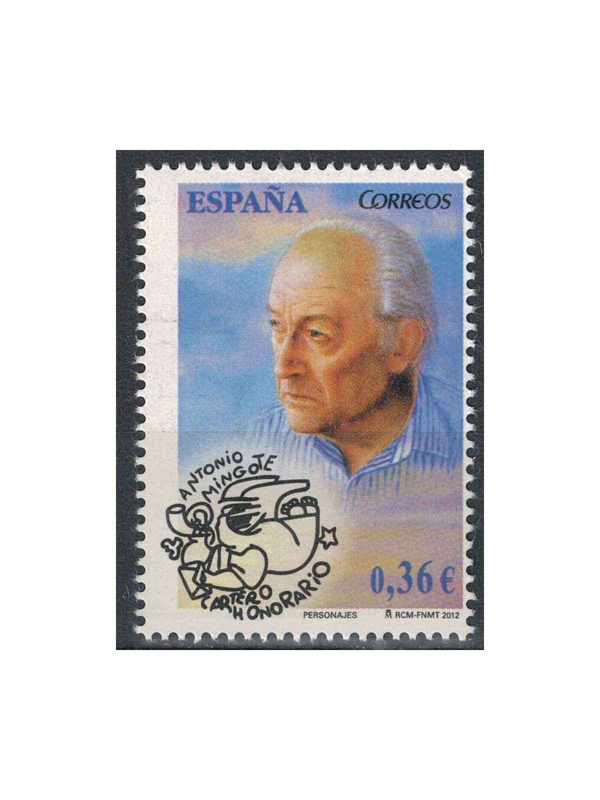 SPAIN 2012 Antonio Mingote Barrachina MNH**