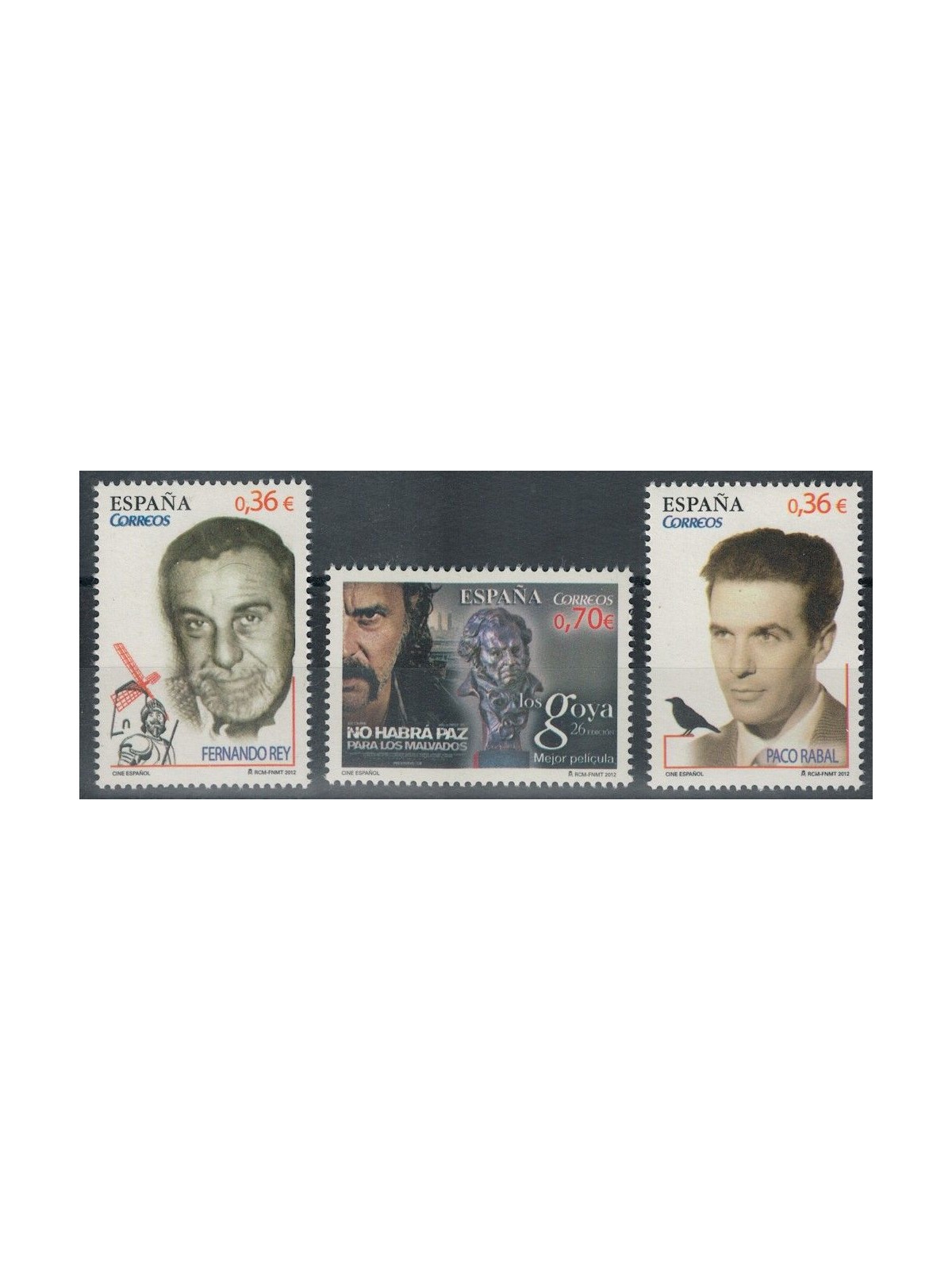 SPAGNA 2012 Cinema spagnolo 3v MNH**