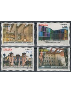 SPAGNA 2012 Architettura, Musei Nazionali 4v MNH**