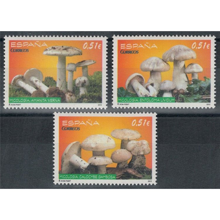 SPAIN 2012 Mushrooms 3v MNH**
