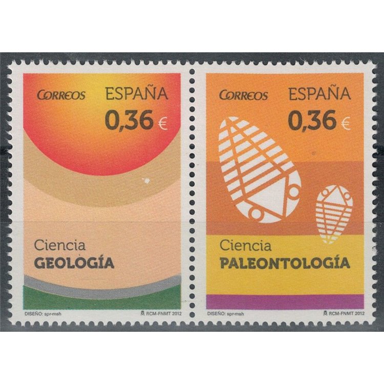 SPAIN 2012 Science 2v MNH**