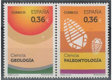 SPAIN 2012 Science 2v MNH**