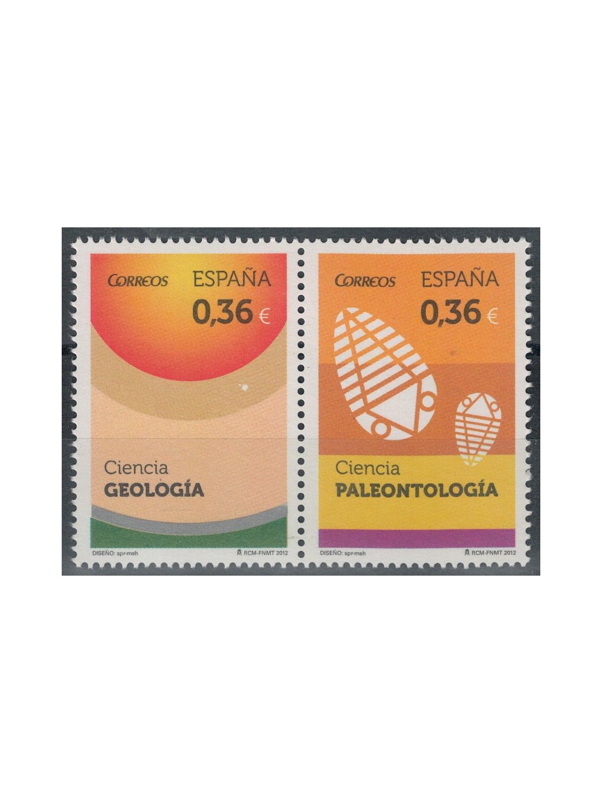 SPAIN 2012 Science 2v MNH**