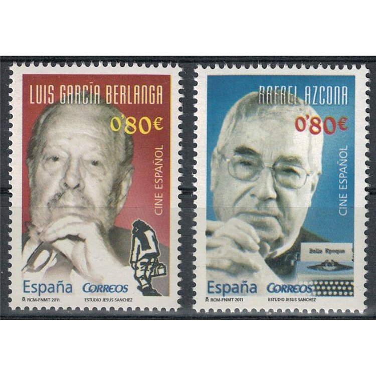 SPAIN 2011 Spanish Cinema 2v MNH**