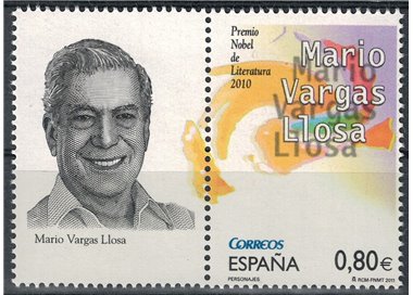 SPAGNA 2011 Mario Vargas Llosa MNH**