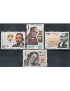 SPAIN 2011 Cultural Personalities 4v MNH**