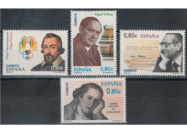 SPAGNA 2011 Personalità della cultura 4v MNH**