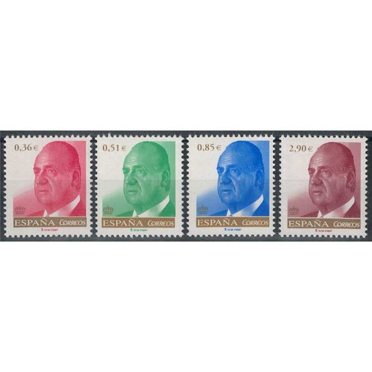 SPAIN 2012 Effigy of King Juan Carlos 4v MNH**