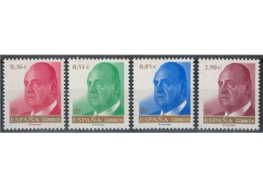 SPAGNA 2012 Effigie di Re Juan Carlos 4v MNH**