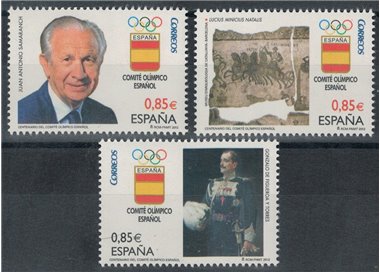 SPAGNA 2012 Comitato Olimpico Spagnolo 3v MNH**
