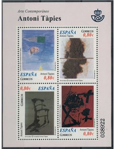SPAIN 2011 Contemporary Art, Antoni Tàpies s/s MNH**