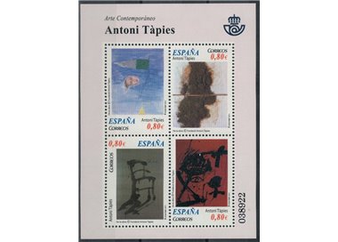 SPAGNA 2011 Arte contemporanea, Antoni Tàpies BF MNH**