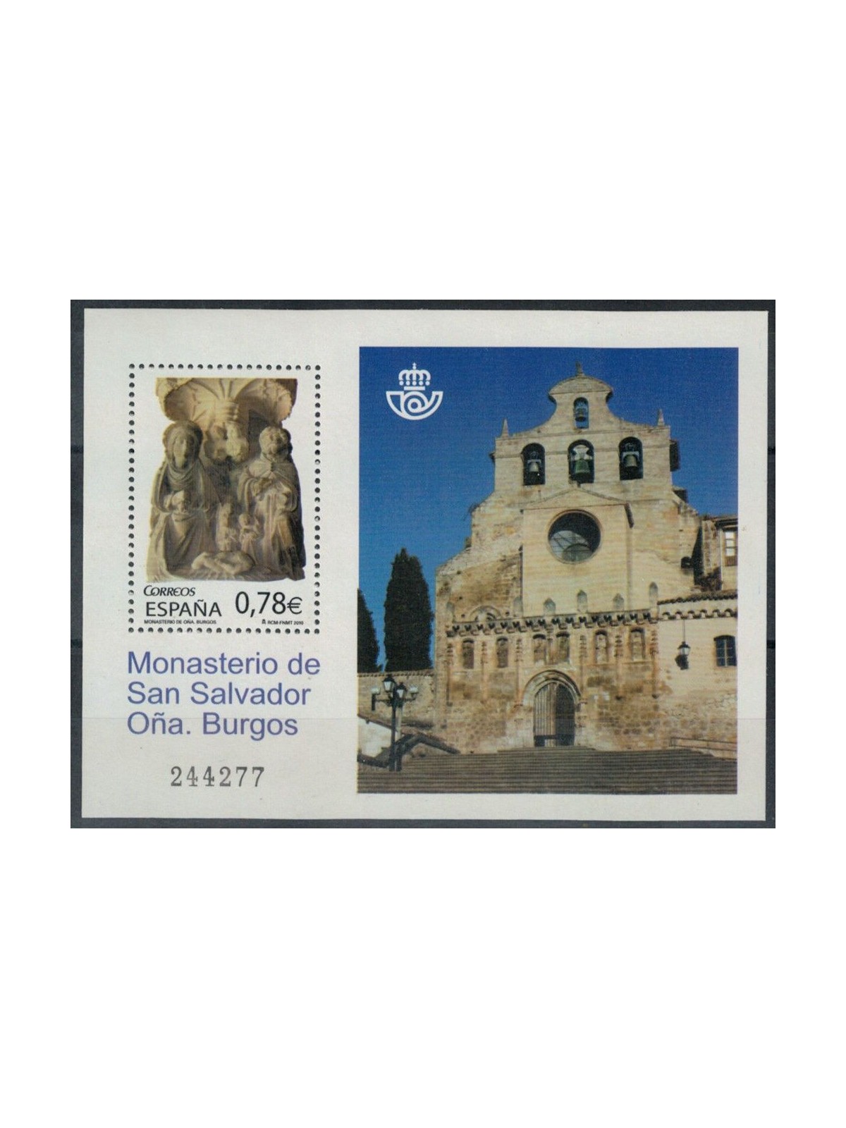 SPAIN 2010 Monastery of San Salvador s/s MNH**