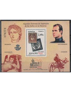 SPAGNA 2010 Esposizione filatelica Exfilna BF MNH**