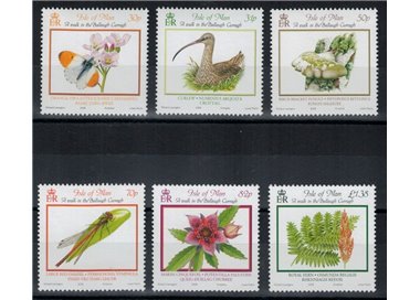 MAN 2008 Fauna and flora of Ballaugh Curragh 6v MNH**