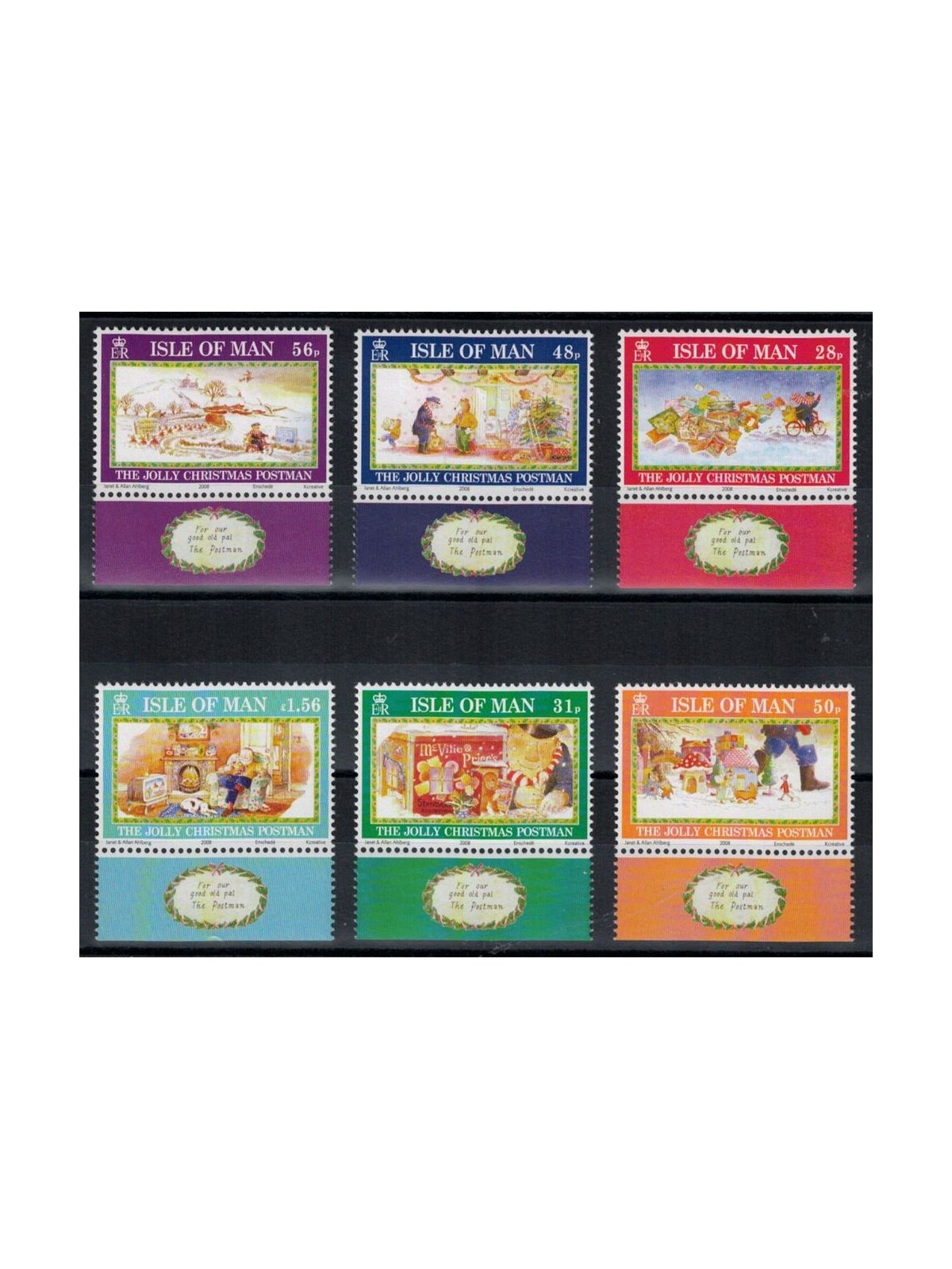 MAN 2008 Natale 6v MNH**