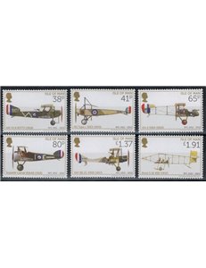 MAN 2012 Royal Flying Corps 6v MNH**