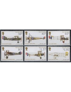 MAN 2012 Royal Flying Corps 6v MNH**