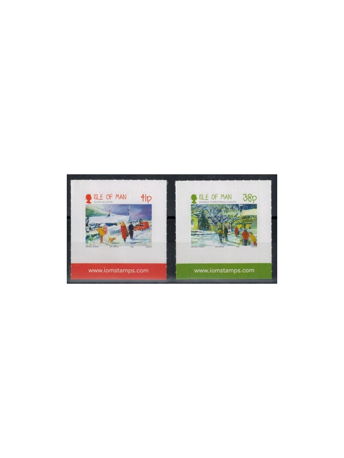 MAN 2012 Natale 2v MNH**