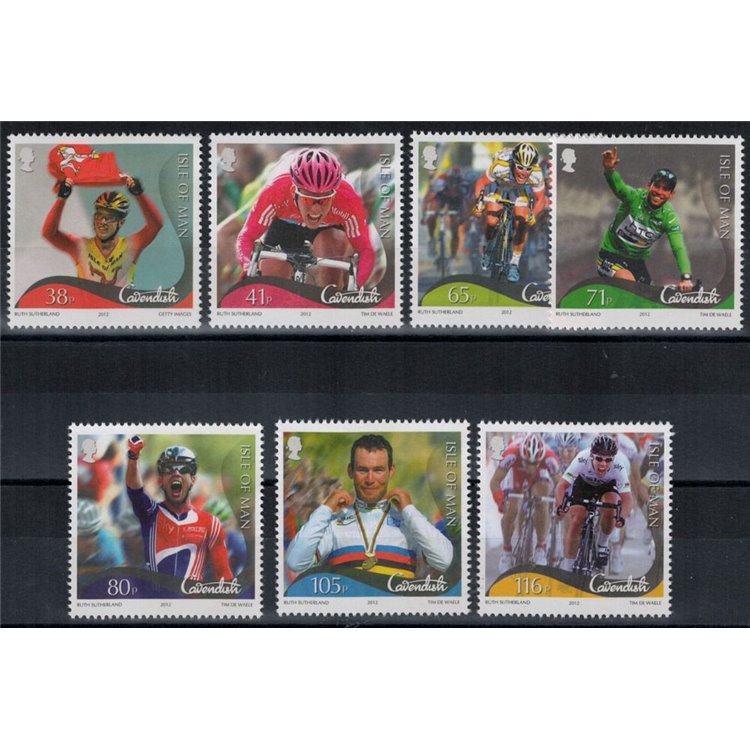 MAN 2012 Mark Cavendish, Ciclismo 7v MNH**