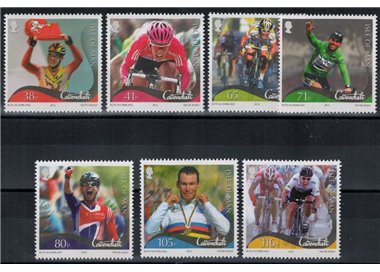 MAN 2012 Mark Cavendish, Ciclismo 7v MNH**