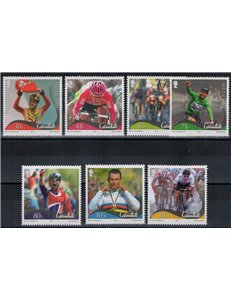 MAN 2012 Mark Cavendish, Ciclismo 7v MNH**