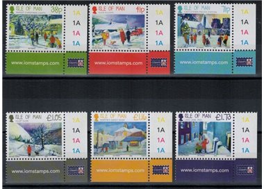 MAN 2012 Natale 6v MNH**