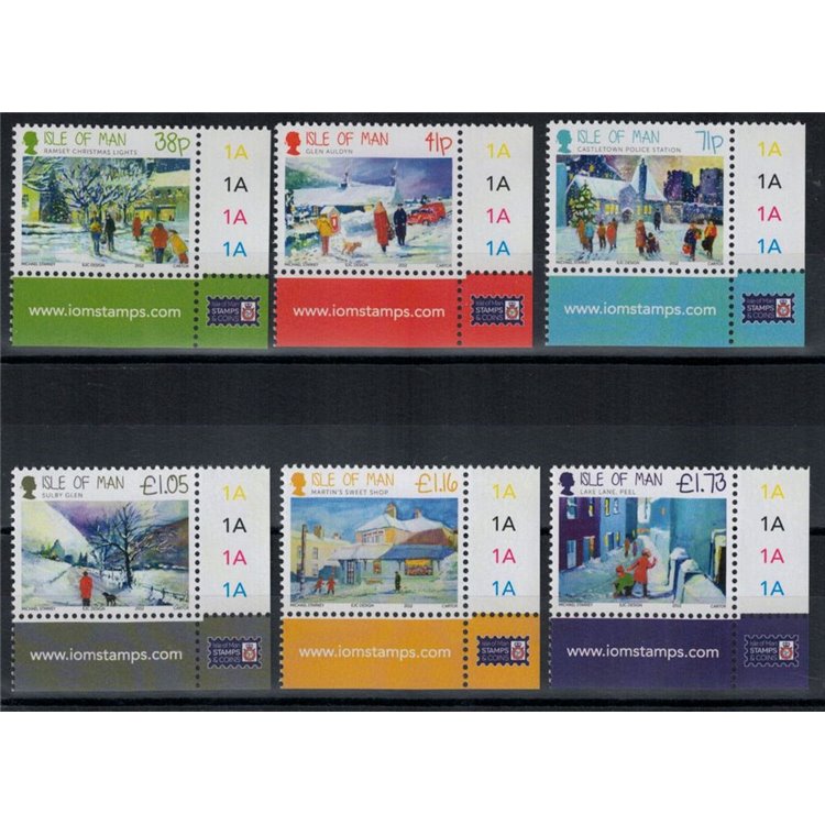 MAN 2012 Natale 6v MNH**