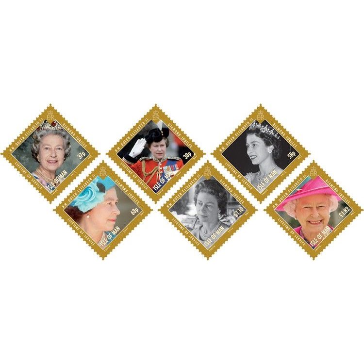 MAN 2012 Diamond Jubilee Elizabeth II 6v MNH**