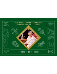 MAN 2012 Diamond jubilee Elisabetta II BF MNH** (BF89)