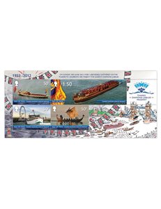 MAN 2012 Diamond Jubilee Elisabetta II BF MNH** (BF90)
