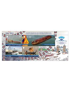 MAN 2012 Diamond Jubilee Elisabetta II BF MNH** (BF90)