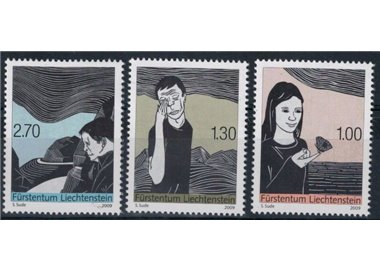 LIECHTENSTEIN 2009 Printing Art 3v MNH**