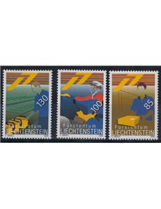 LIECHTENSTEIN 2009 Anniversario delle Poste 3v MNH**