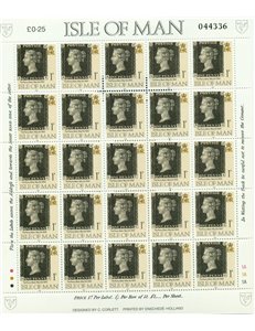 MAN 1990 Penny Black Anniversary 25v MNH**