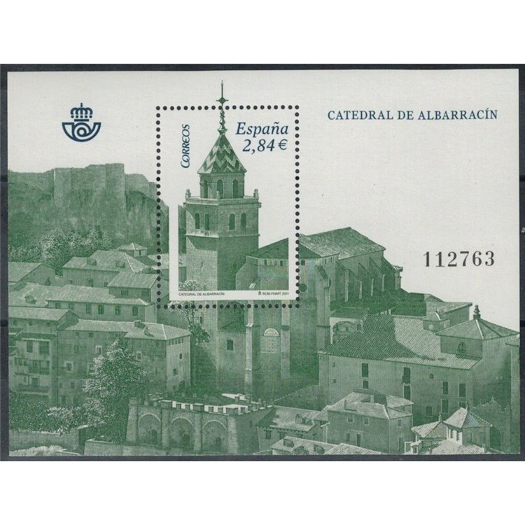 SPAIN 2011 Albarracín Cathedral s/s MNH**