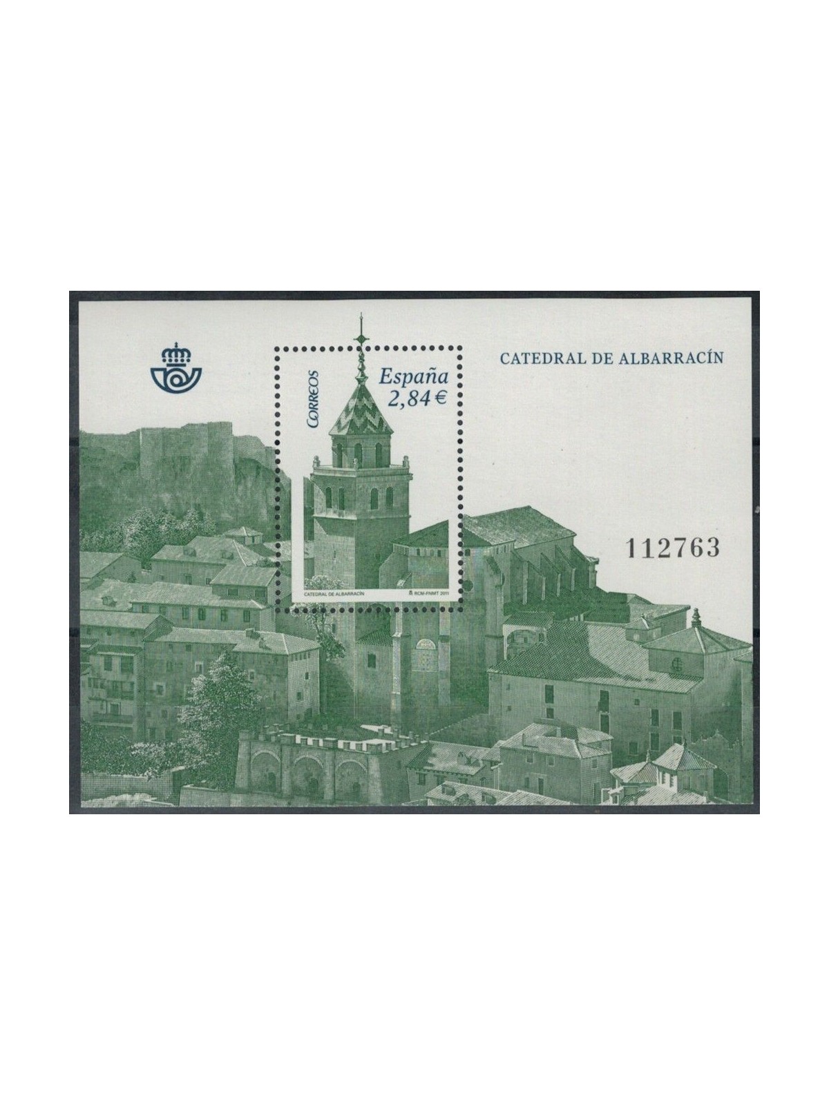 SPAIN 2011 Albarracín Cathedral s/s MNH**