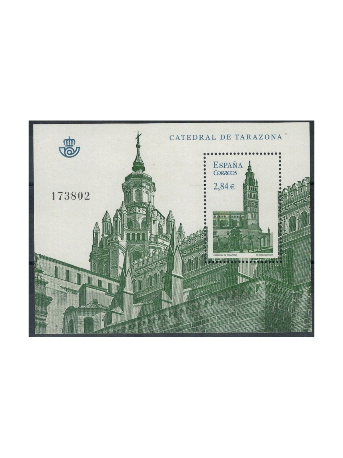SPAGNA 2011 Cattedrale di Tarazona BF MNH**