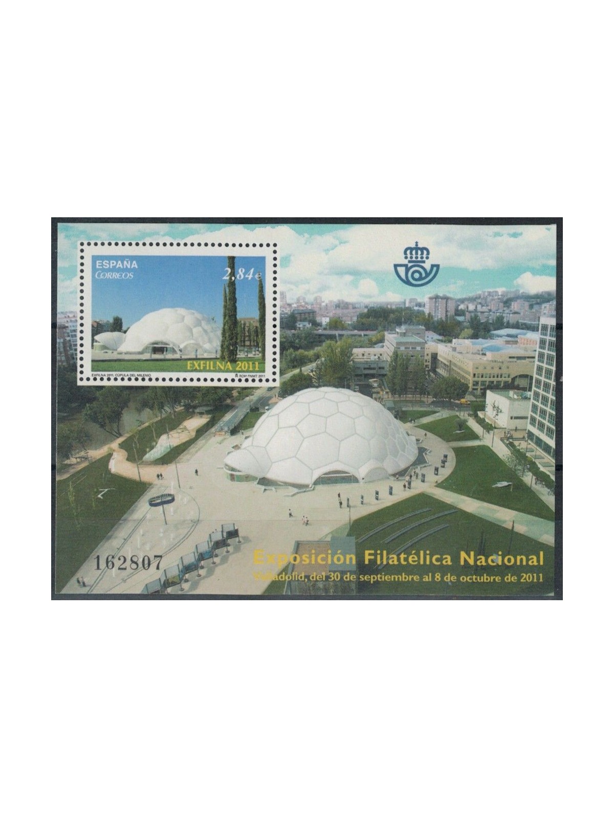 SPAIN 2011 Philatelic Exhibition Exfilna s/s MNH**